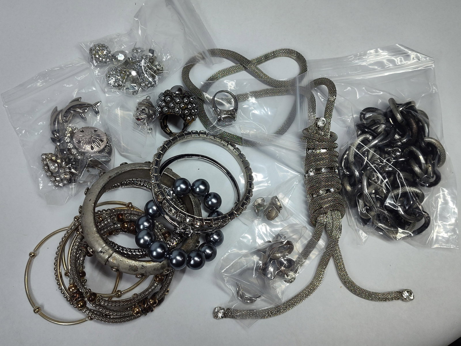 Assorted Silver & Black-Tone Jewelry (1 of 6)
