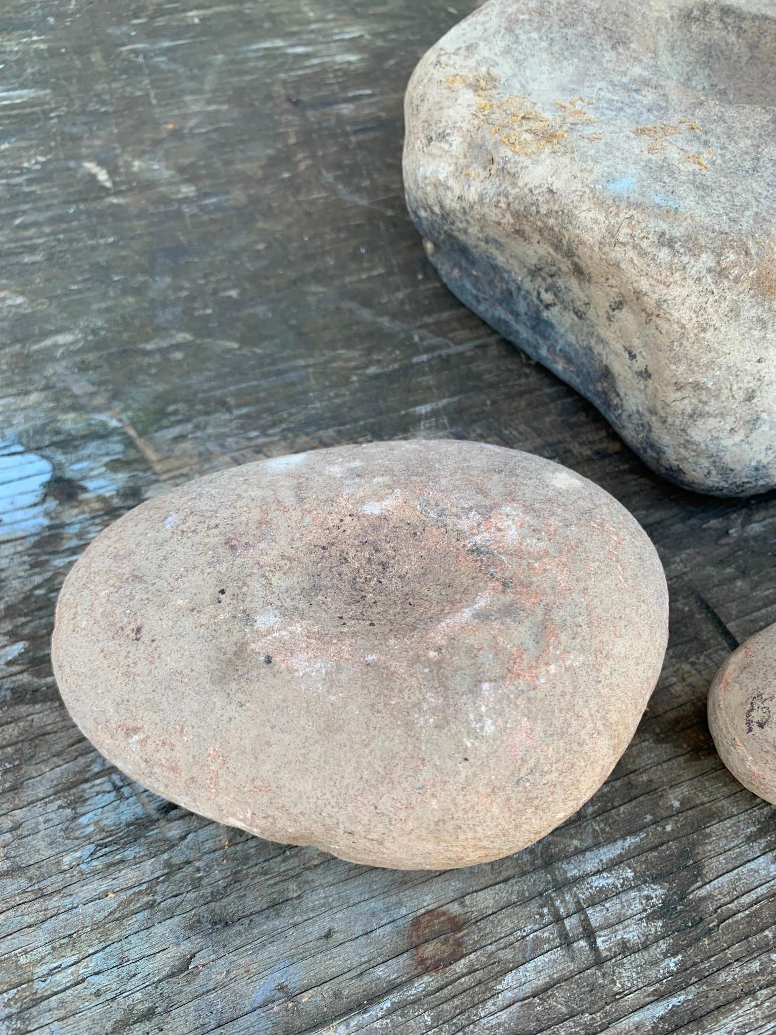 3 Native American Ground Stone Tools - 11