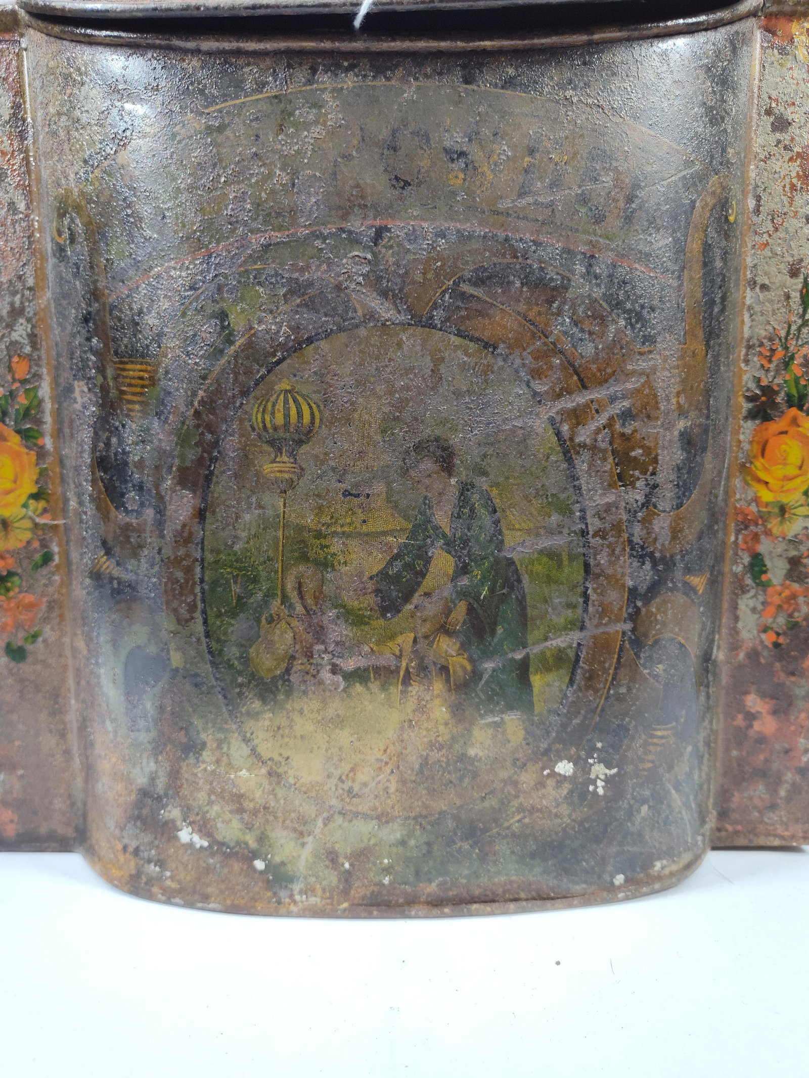 Lithographed Tin Baking Powder Bin - 2