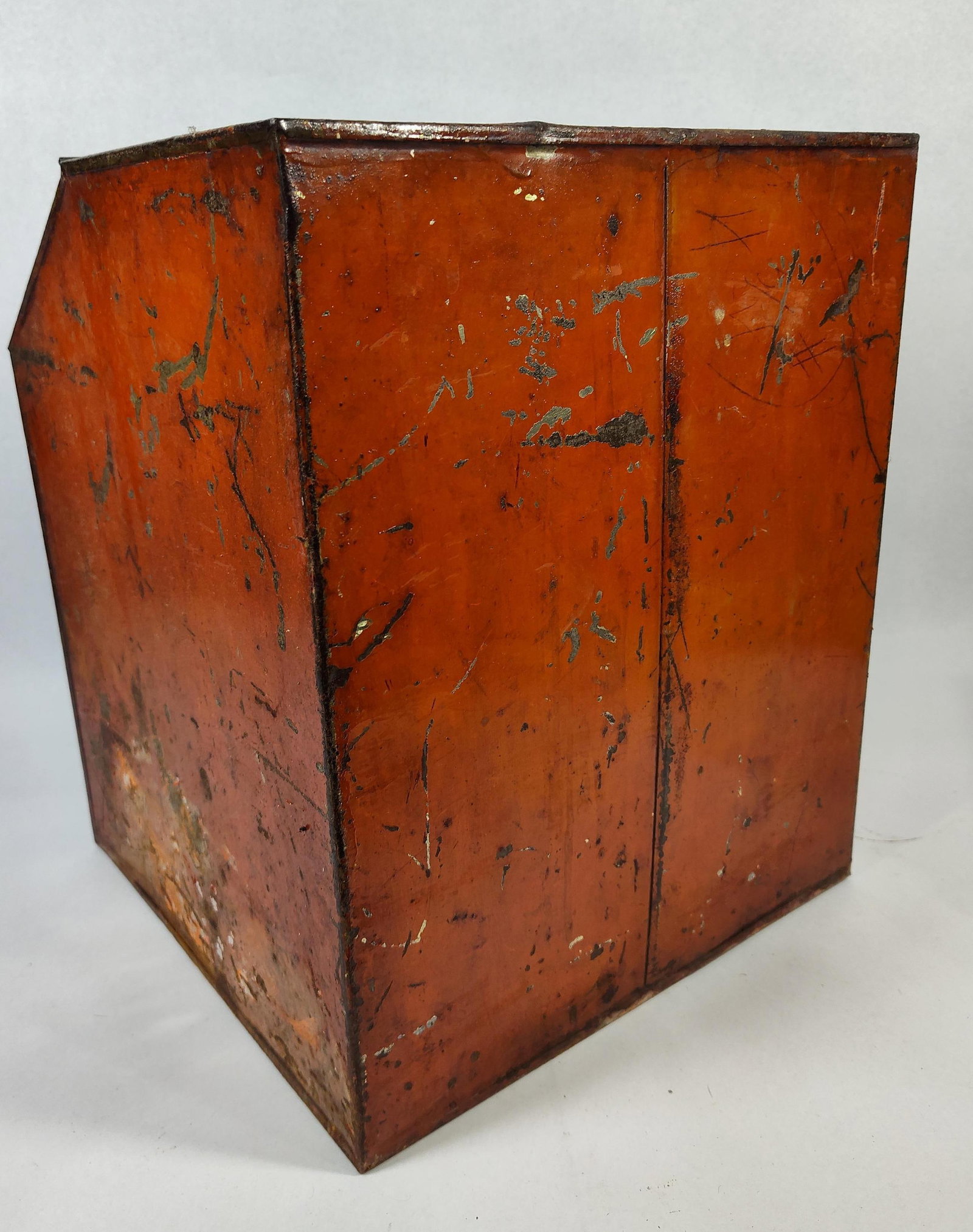 Lithographed Tin Baking Powder Bin - 6