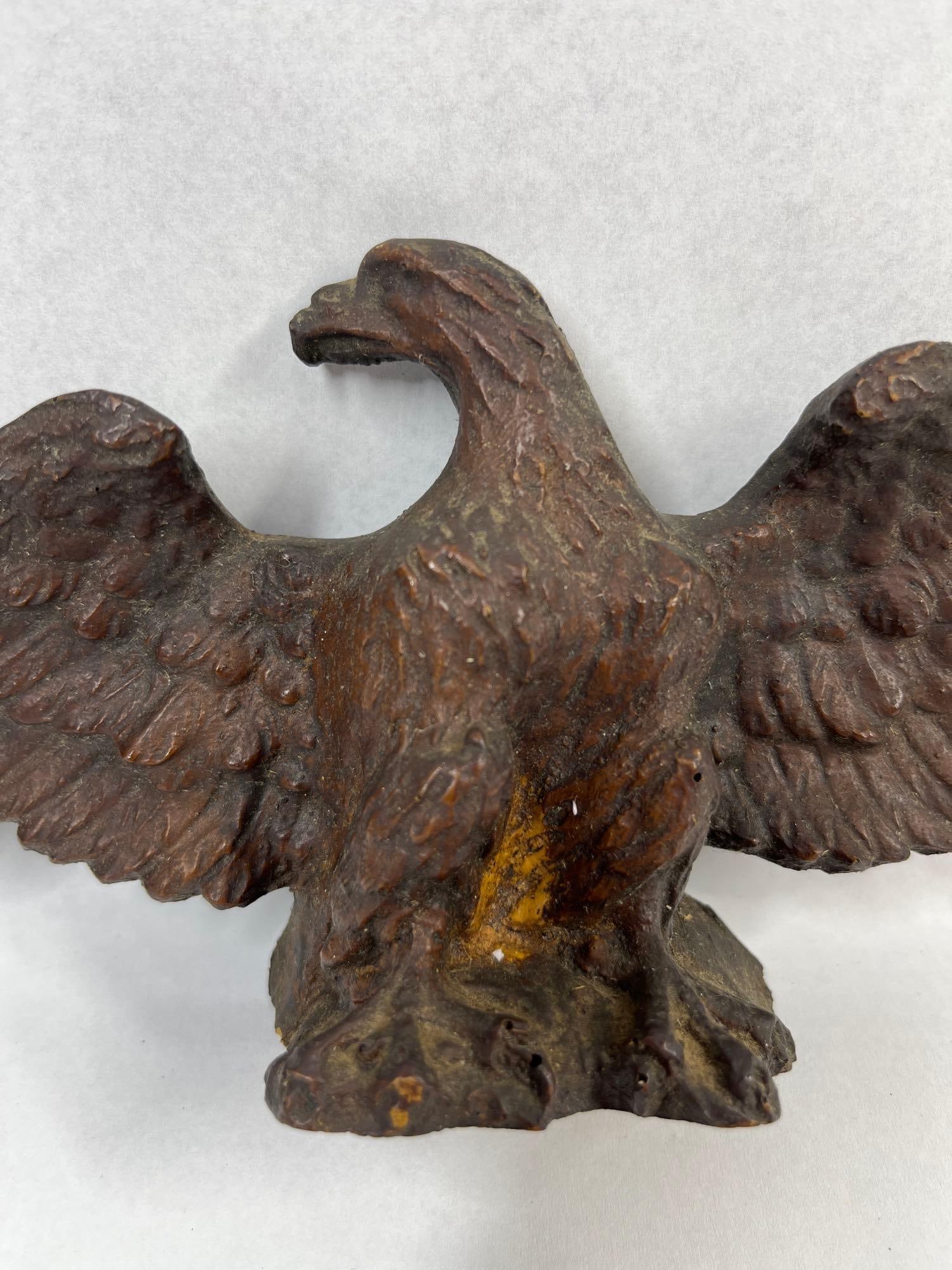 Composition Eagle Regulator Finial - 2
