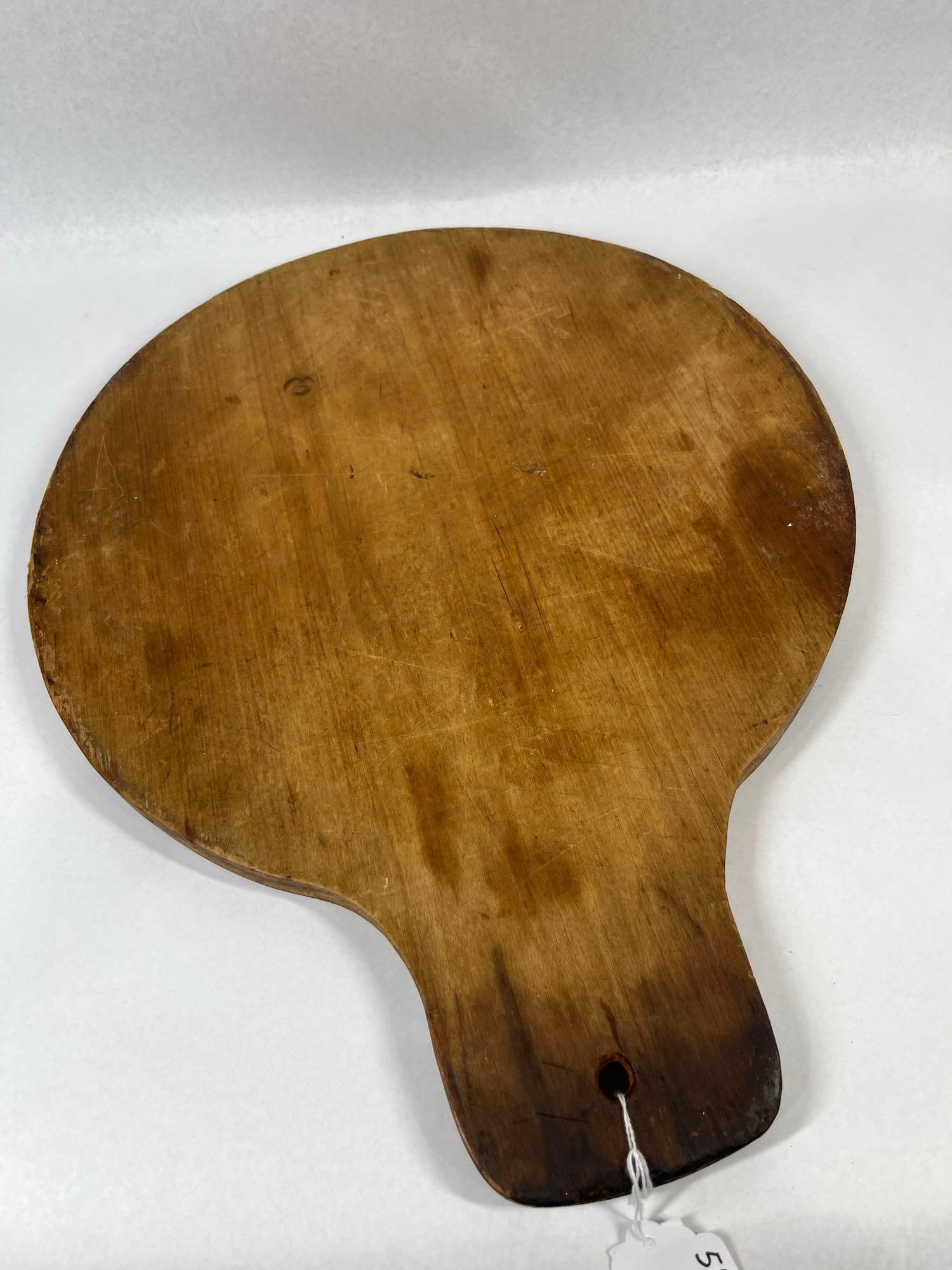 Primitive Round Cutting Board w/ Handle - 2