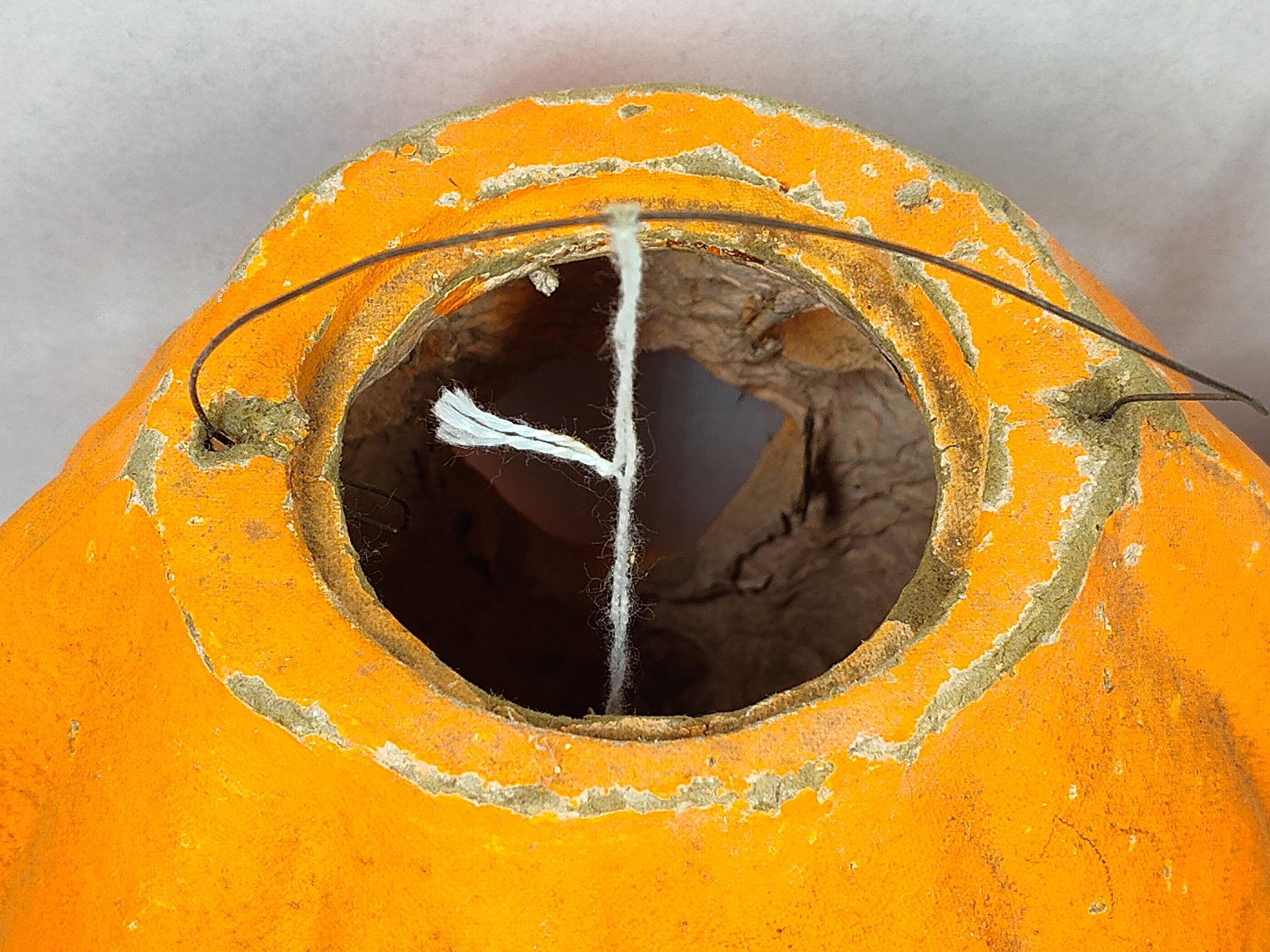 Pair Vtg Pulp Jack-O-Lantern Buckets - 4