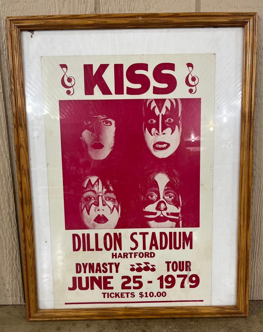 KISS Dynasty Tour 1979 Hartford Poster (1 of 5)