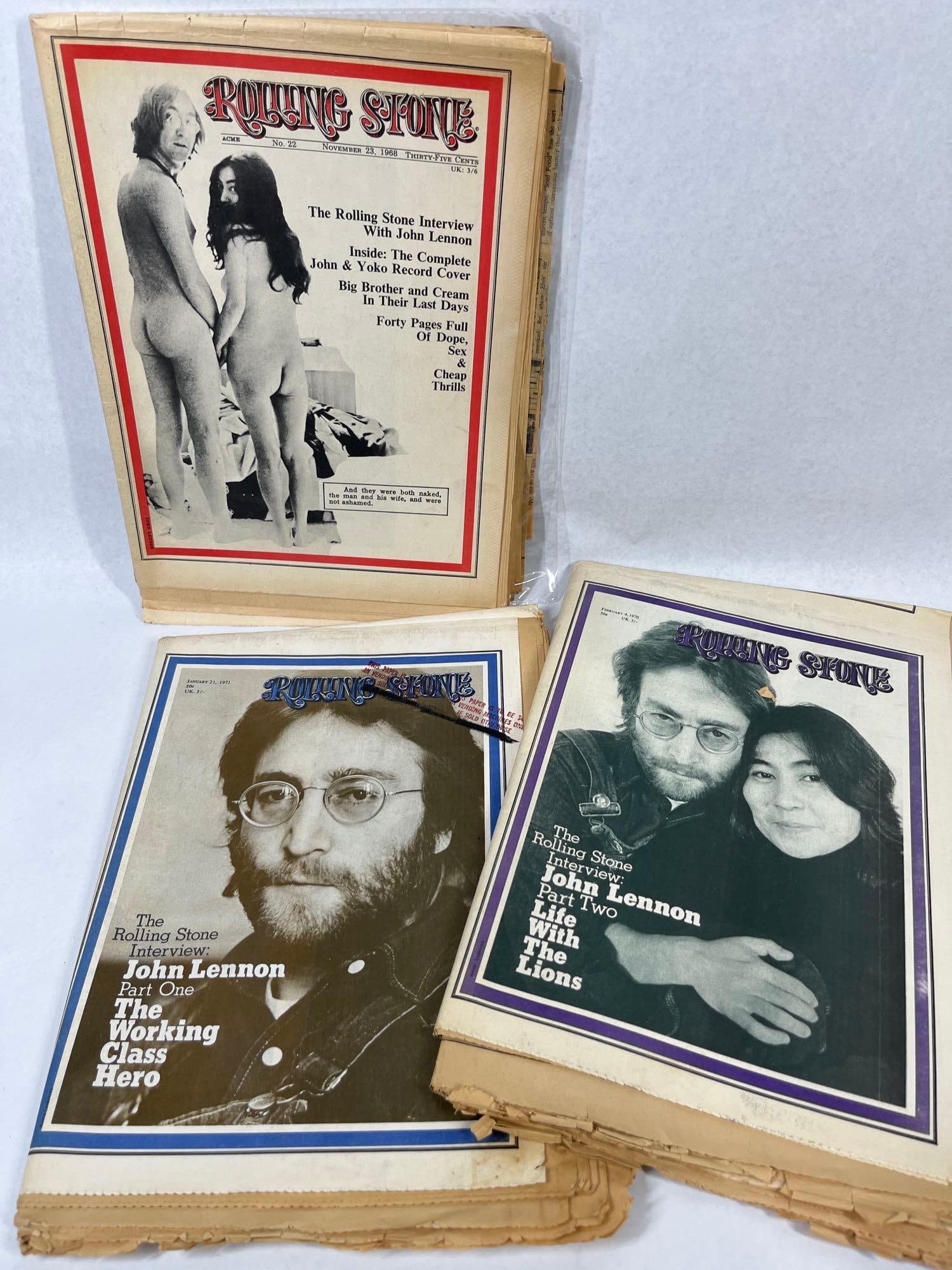 Rolling Stone Lennon & Ono Issues 68-71 (1 of 5)