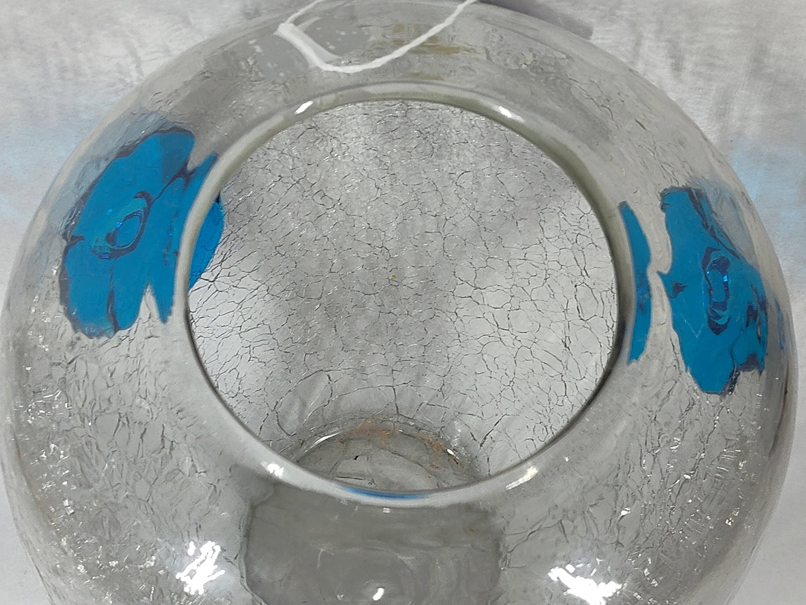 Attributed Blenko Crackle Prunt Vase - 2