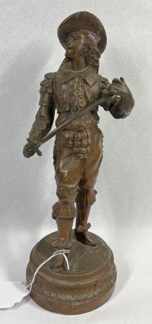 Late 19th C. Spelter Don Caesar Figure (1 of 5)