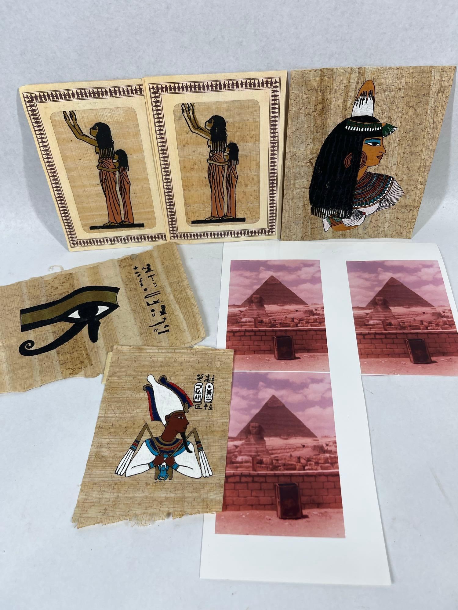 H. Ragab Egyptian Gouache/Ink Paintings (1 of 6)