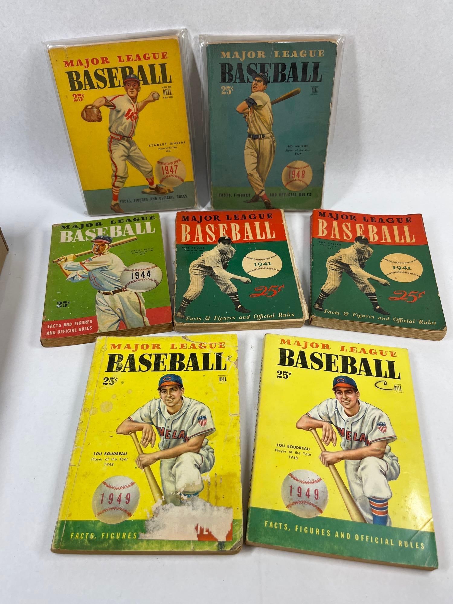 Set 7 Vtg Dell MLB Facts & Rules Guides (1 of 8)