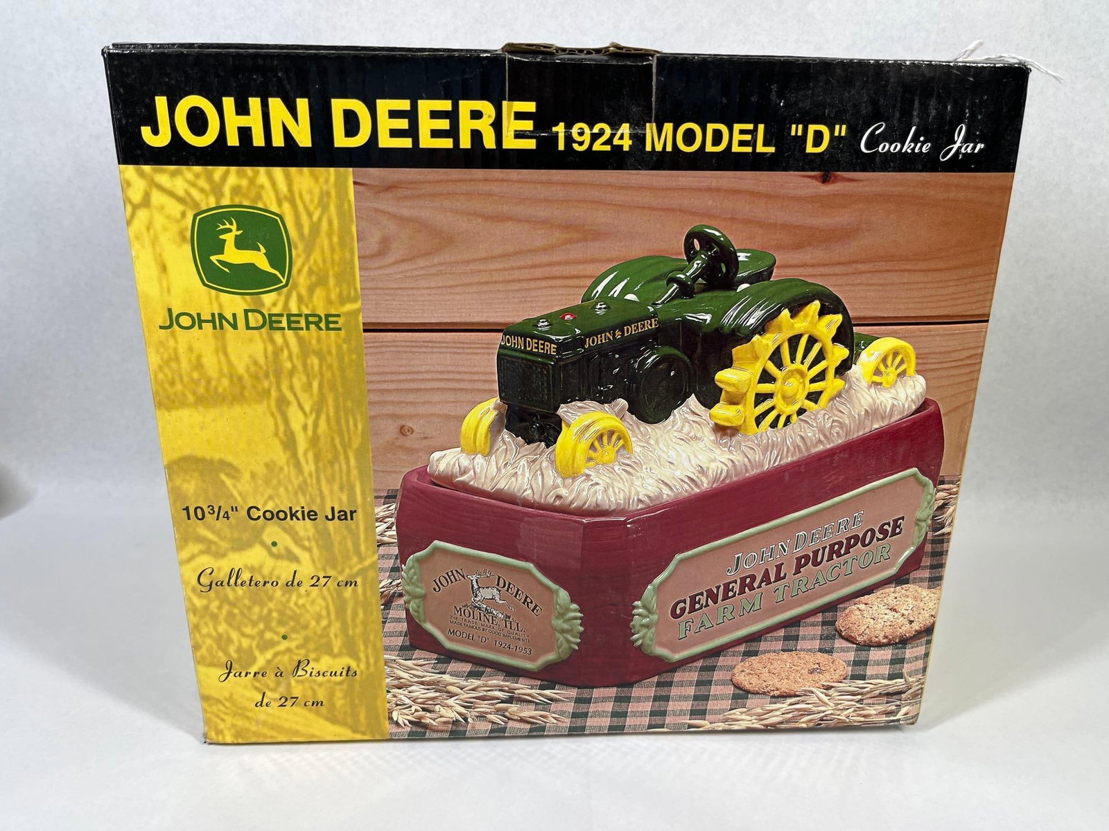 Gibson John Deere Tractor Cookie Jar (1 of 3)