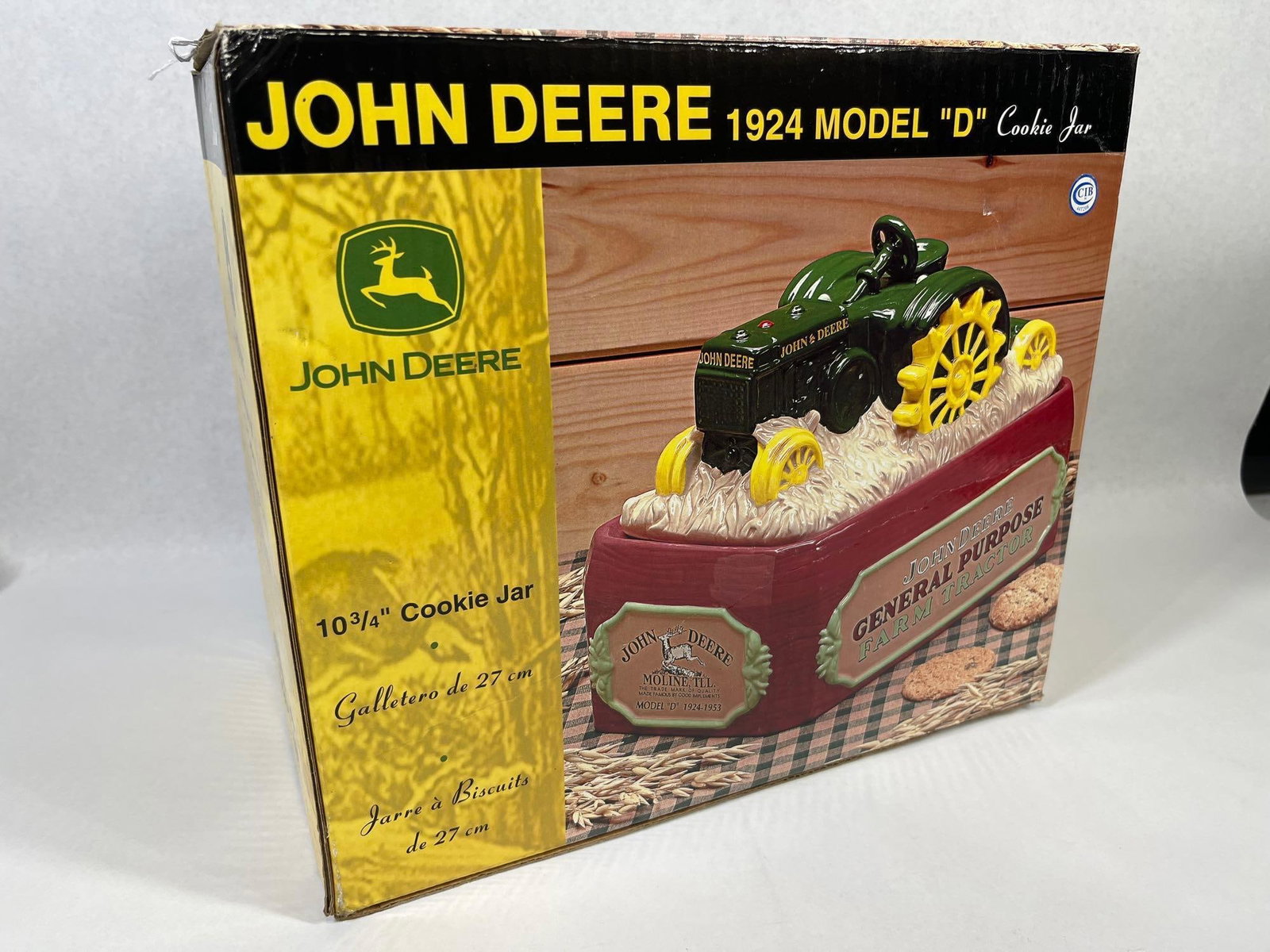 Gibson John Deere Tractor Cookie Jar - 3