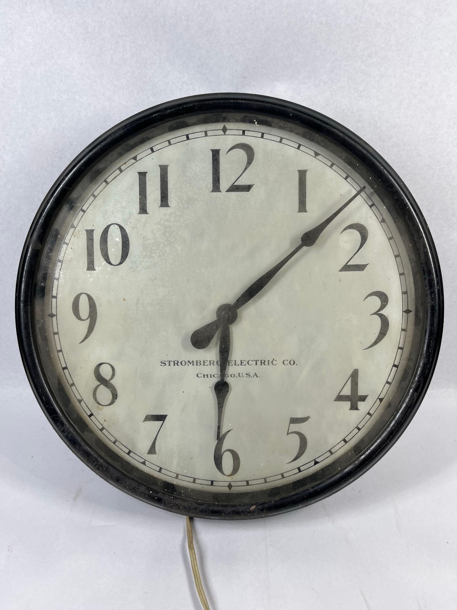 Stromberg Electric Co. Industrial Clock (1 of 6)