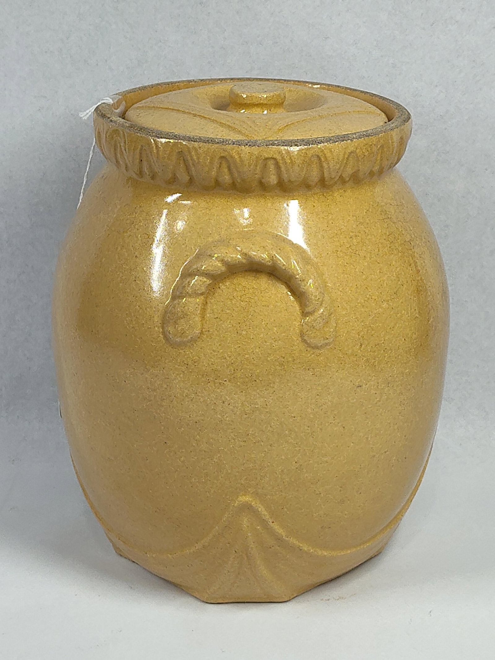 American Yellowware Hexagonal Crock - 2