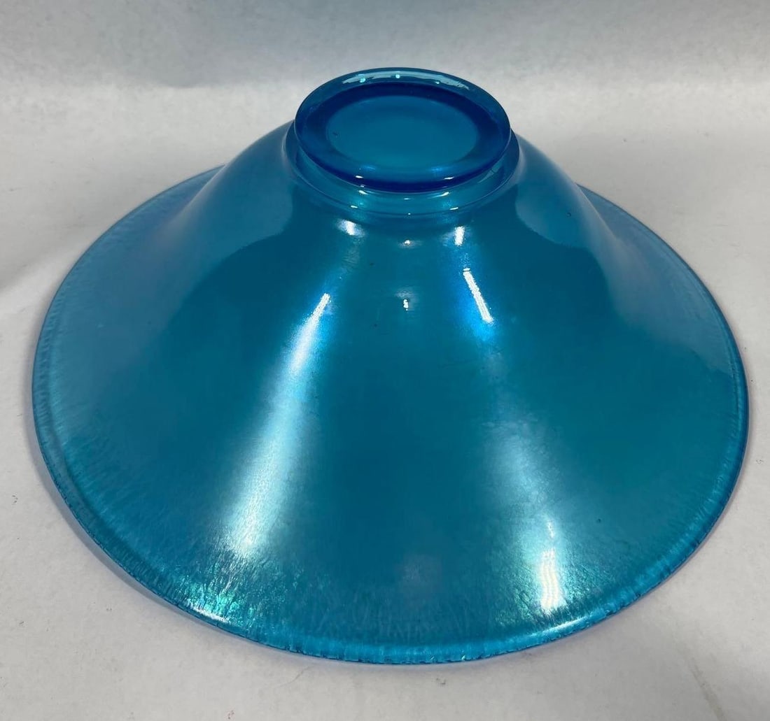 Fenton Celeste Blue Stretch Console Set - 3