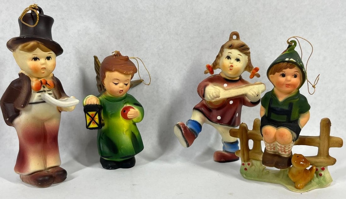 4 Vtg Kurt Adler Hummel Style Ornaments (1 of 7)