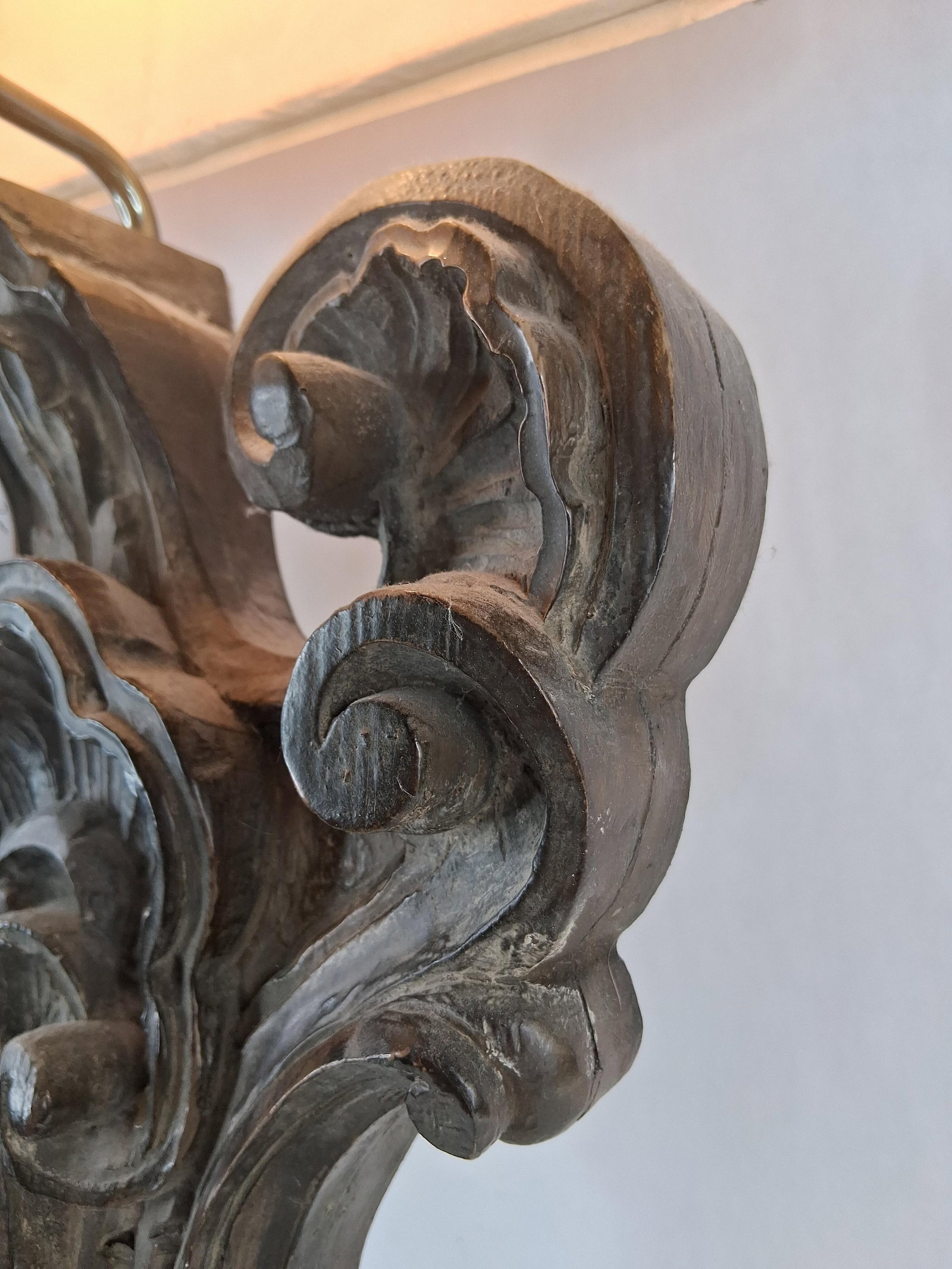 Rococo Revival Electric Wall Sconce - 4