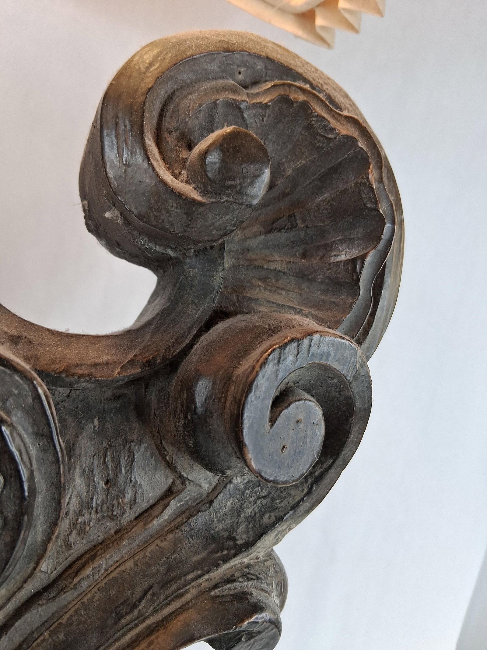 Rococo Revival Electric Wall Sconce - 5
