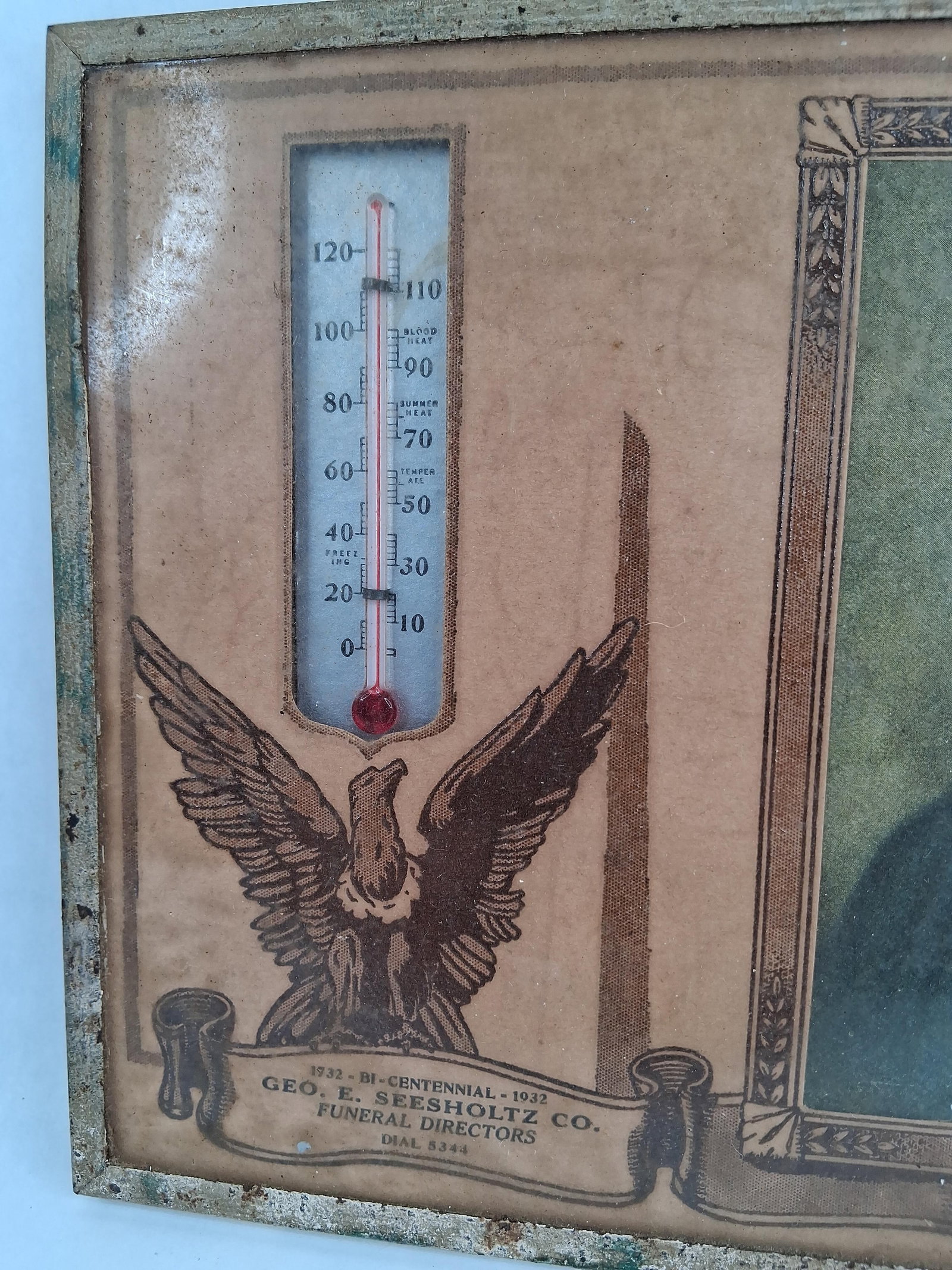 1932 Washington Bicent. Thermometer - 3