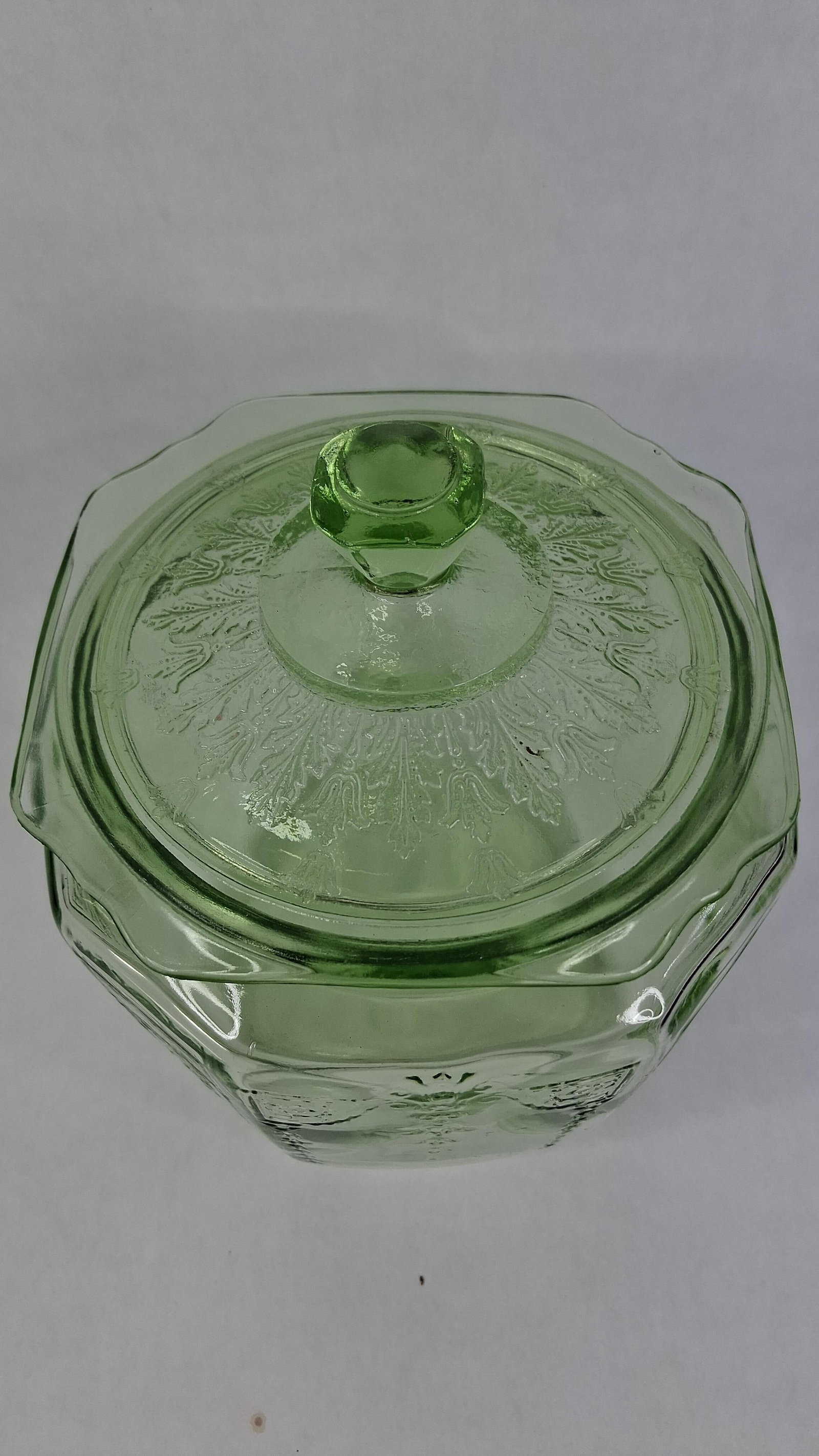 Anchor Hocking Princess Uranium Jar - 5