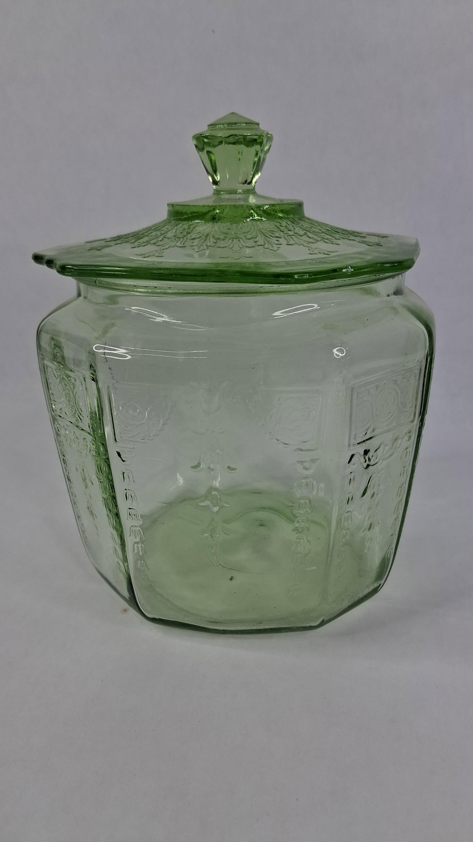 Anchor Hocking Princess Uranium Jar - 6