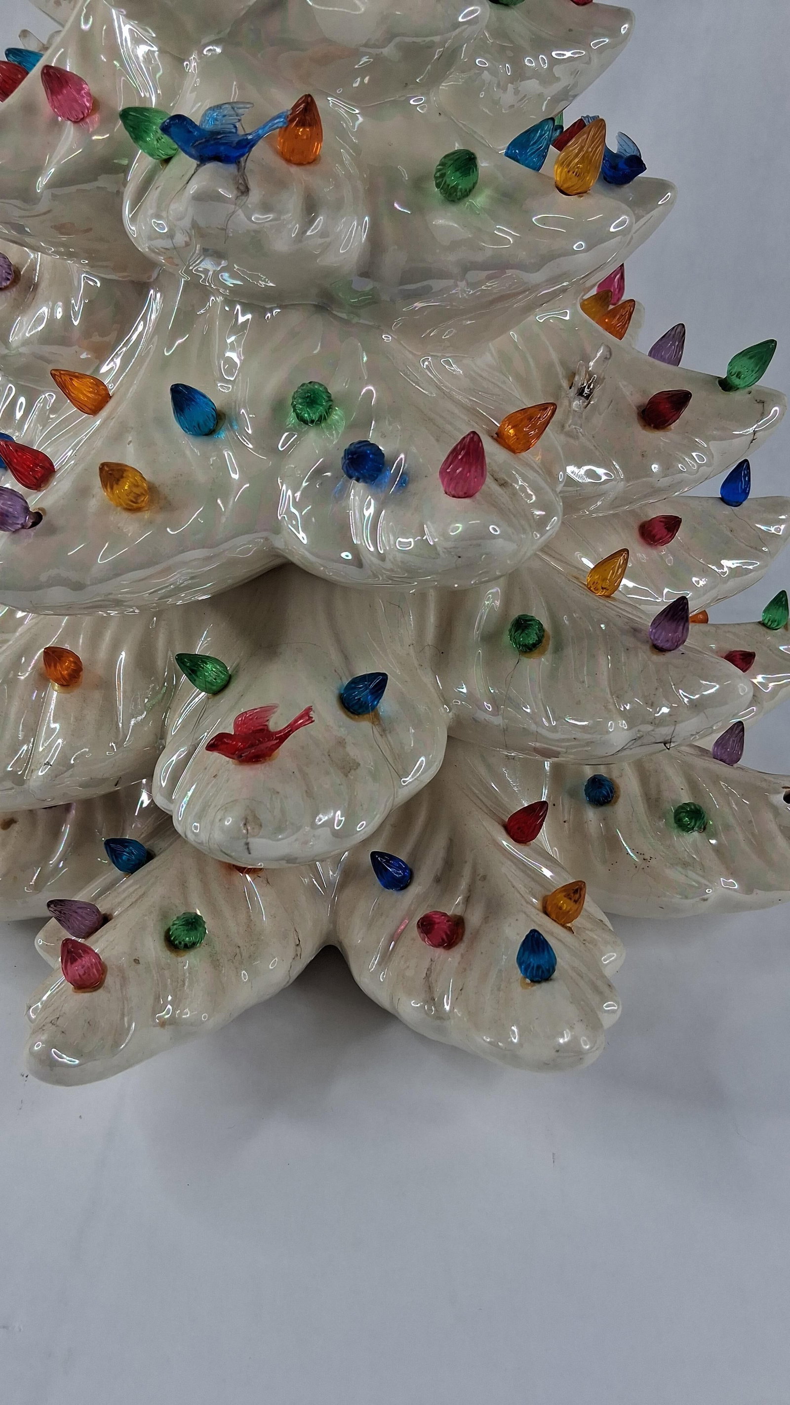 Iridescent Ceramic Christmas Tree - 2