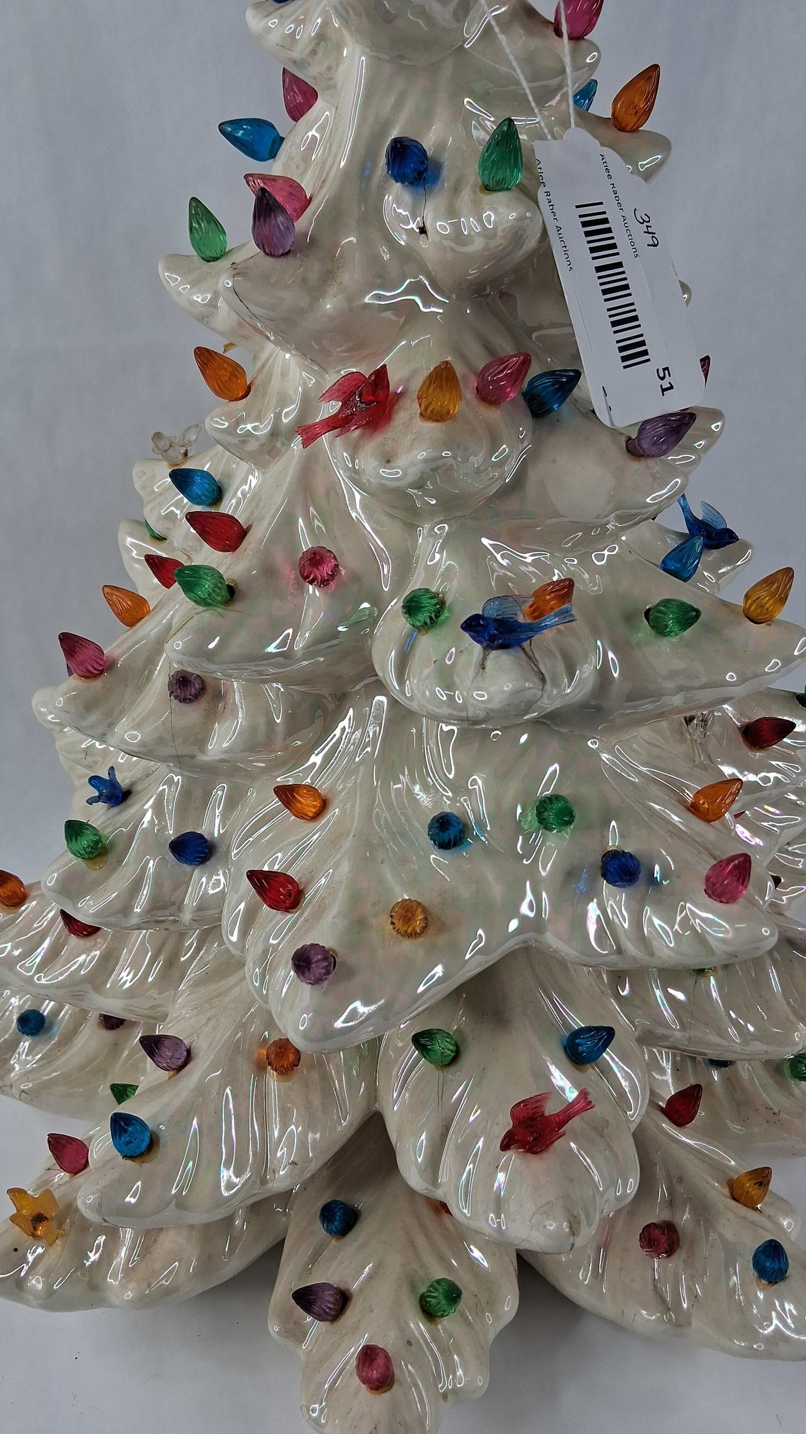 Iridescent Ceramic Christmas Tree - 3