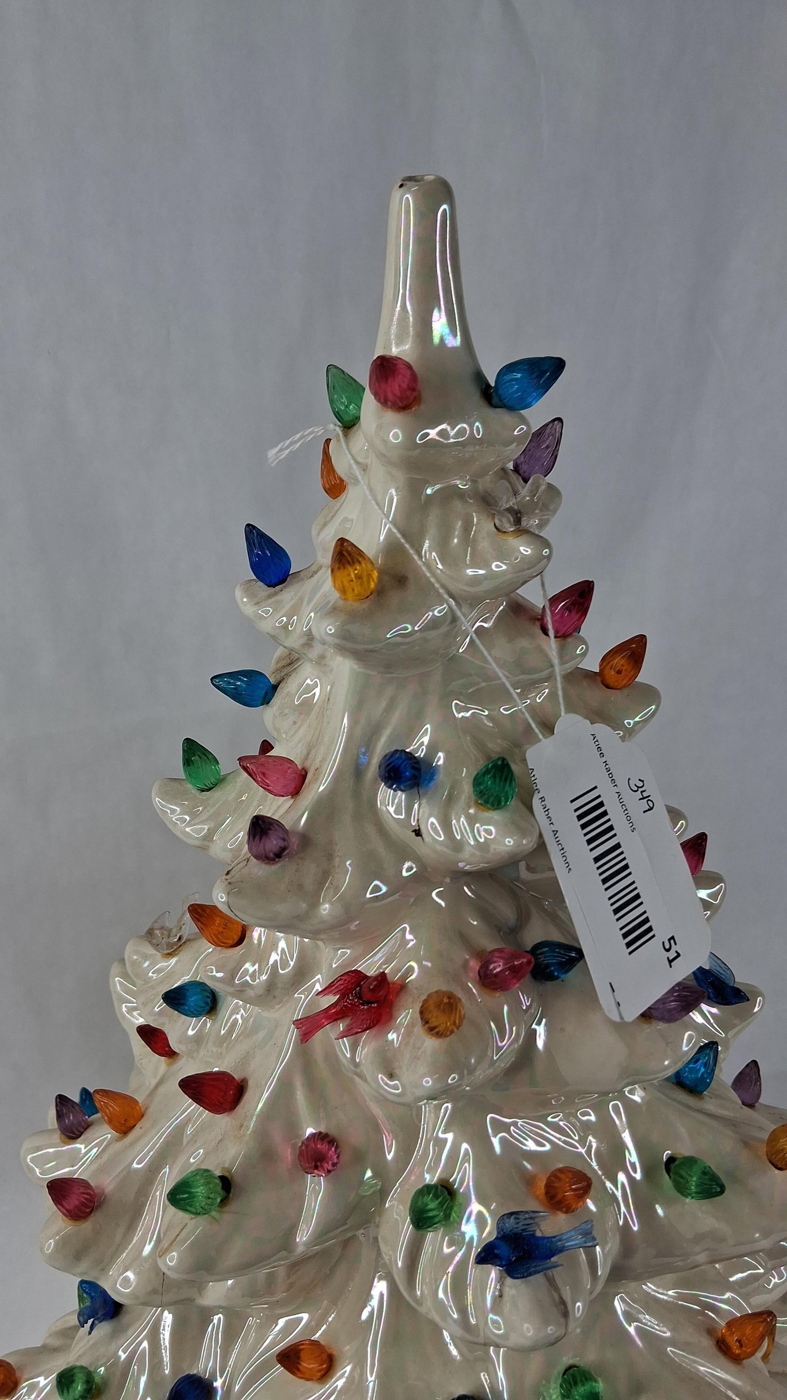 Iridescent Ceramic Christmas Tree - 4