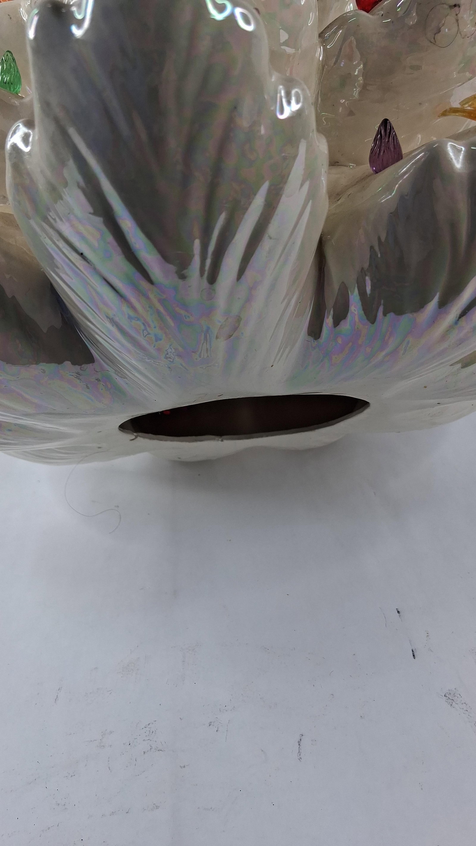 Iridescent Ceramic Christmas Tree - 7