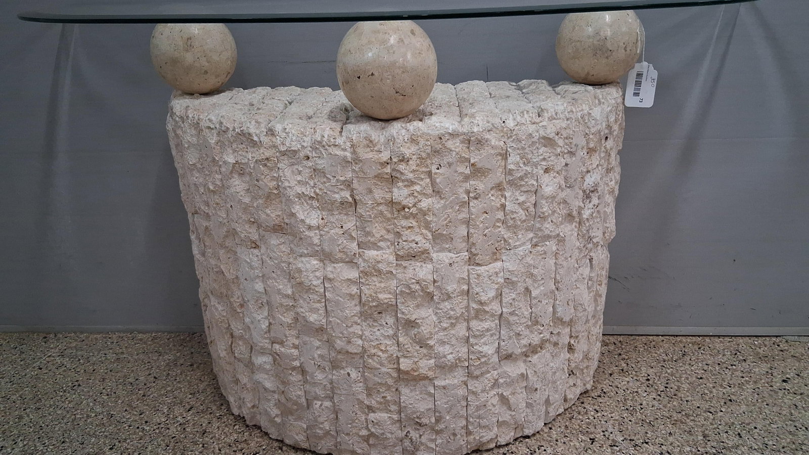 Tessellated Mactan Stone Console Table - 2