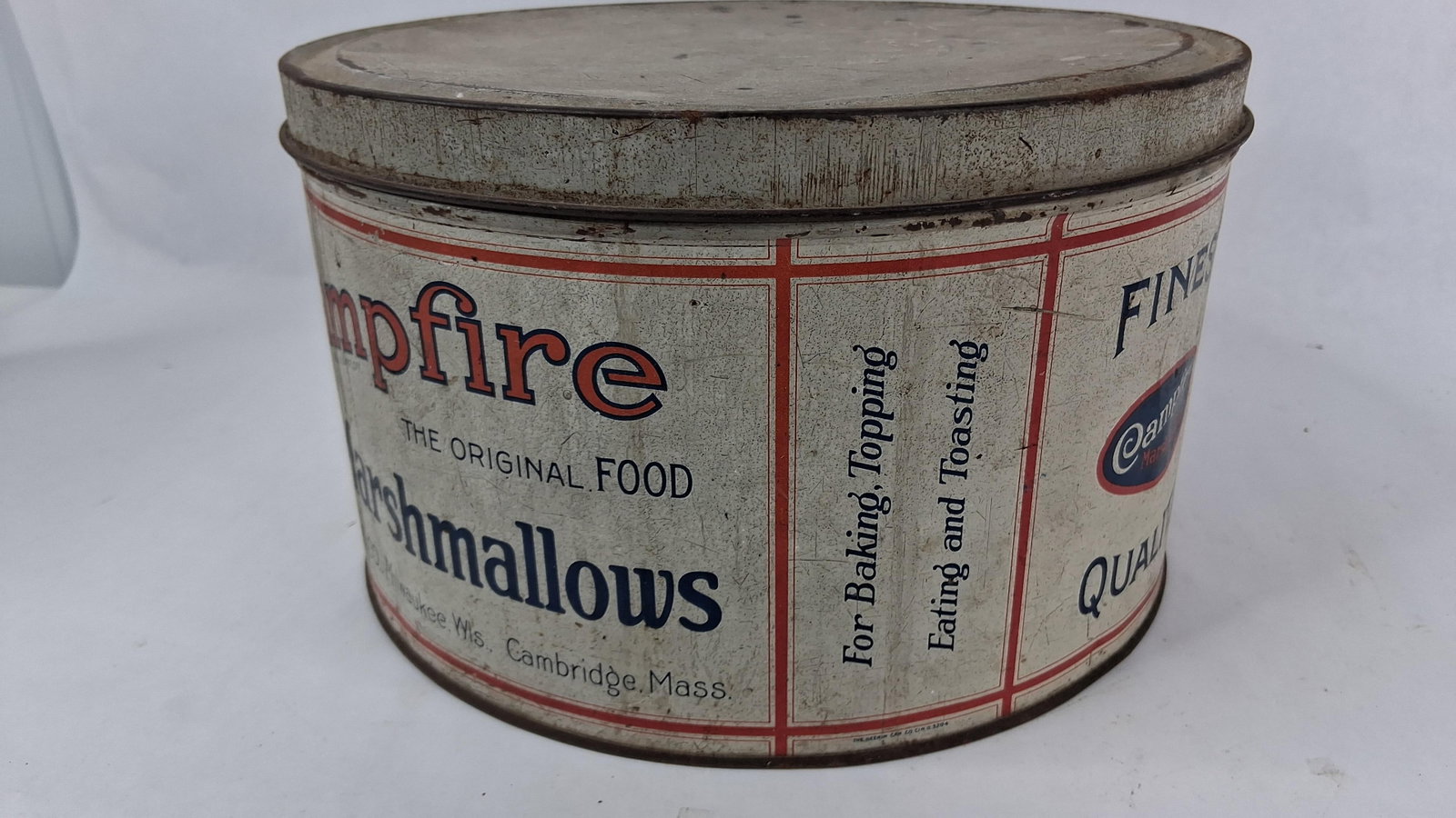 Campfire Marshmallows Litho Tin c.1920s - 5