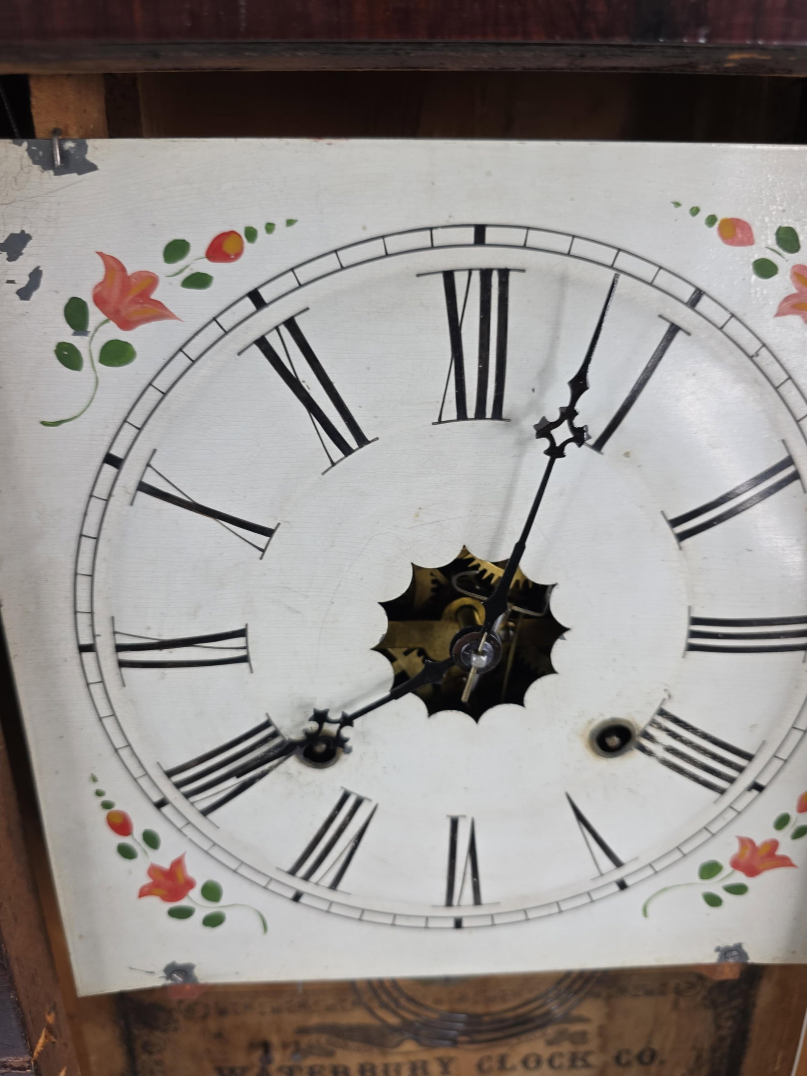 Waterbury Clock Co. Column Shelf Clock - 5