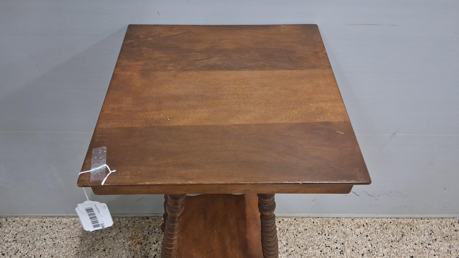 American Victorian Spool-Turned Table - 2