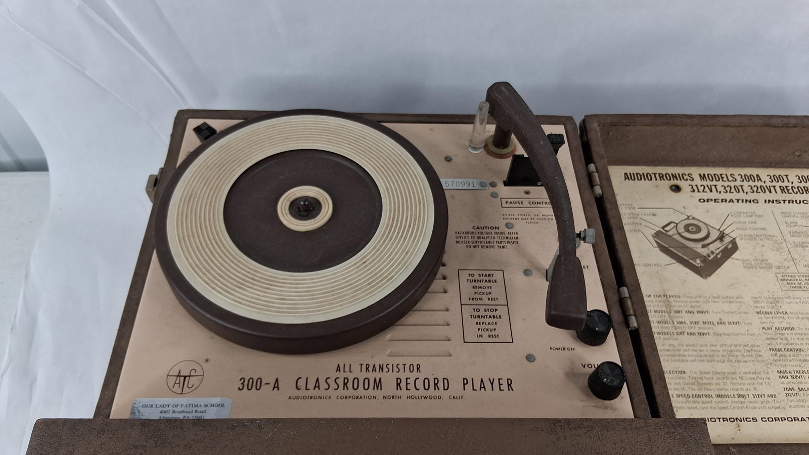 Audiotronics Model 300-A Record Player - 2