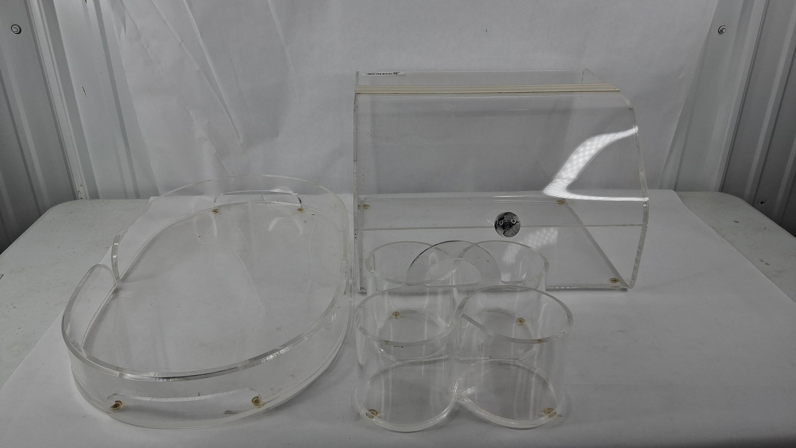 Acrylic Bread Box, Tray & Caddy - 2