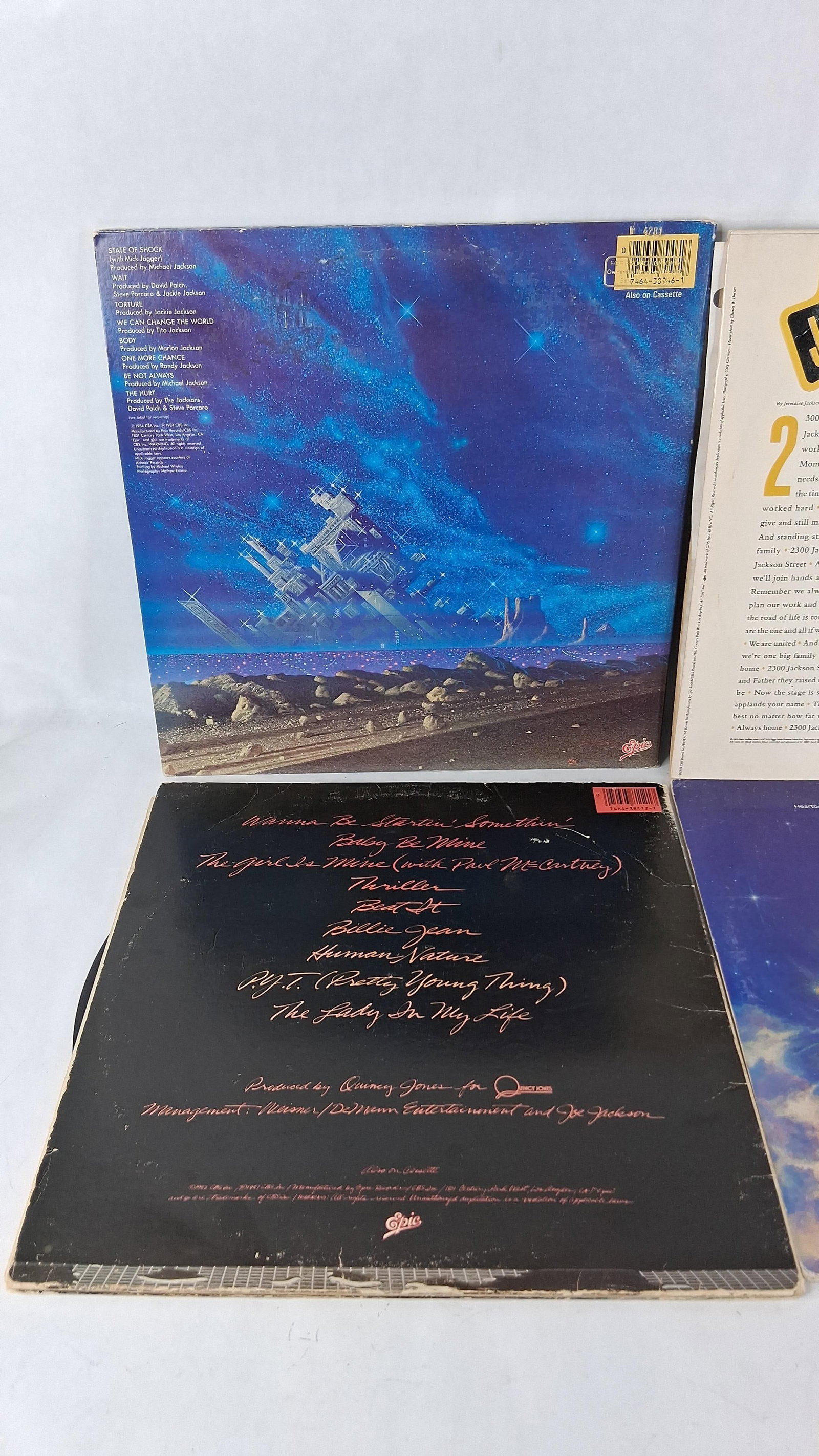 Michael Jackson & The Jacksons Epic LPs - 5