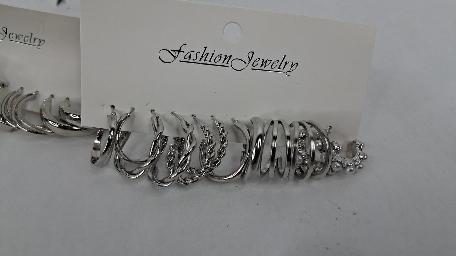 Gothic Silver-Tone Rings & Earring Sets - 6