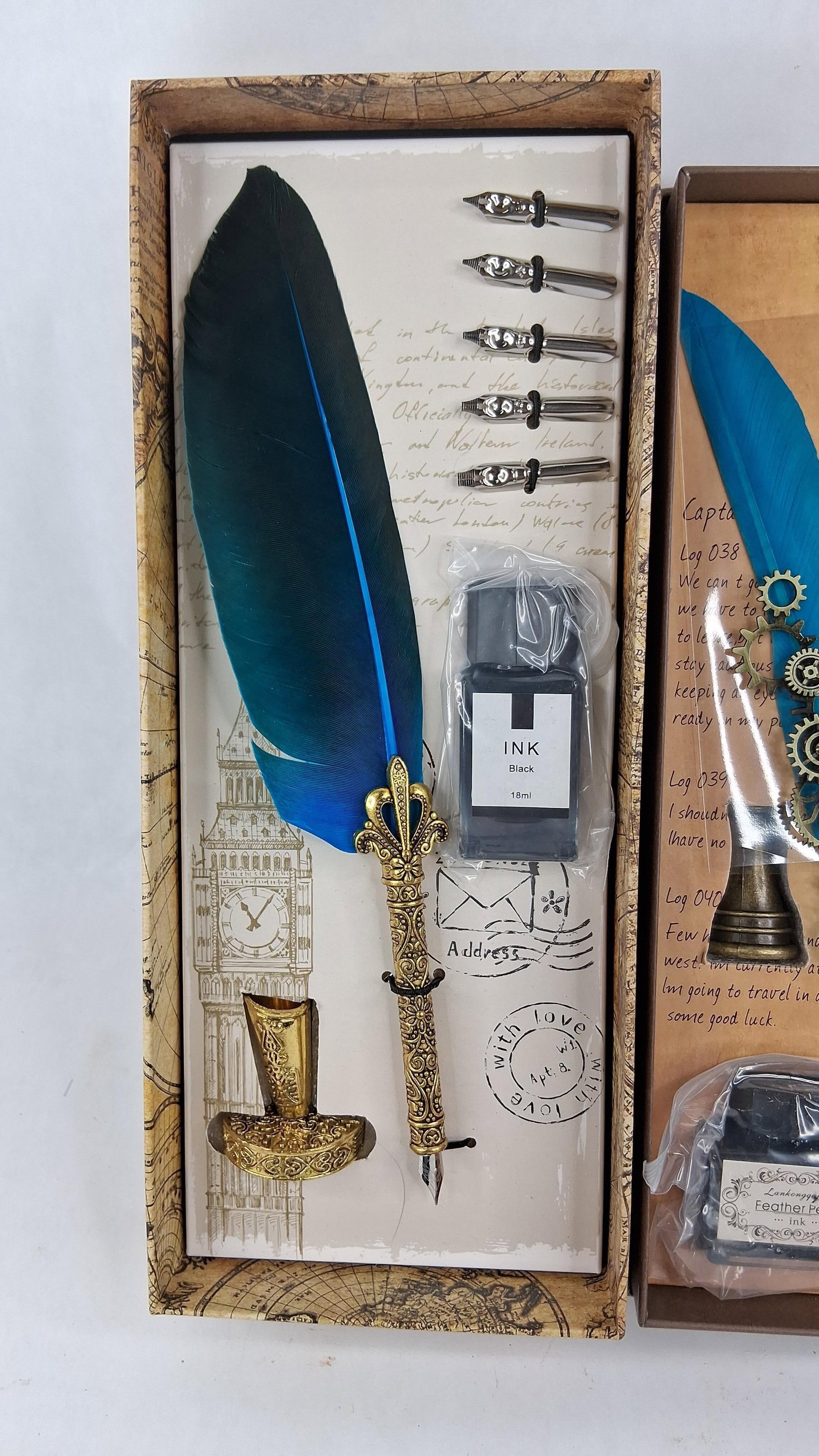 Pair LanKongQue 1502 World Map Pen Sets - 2