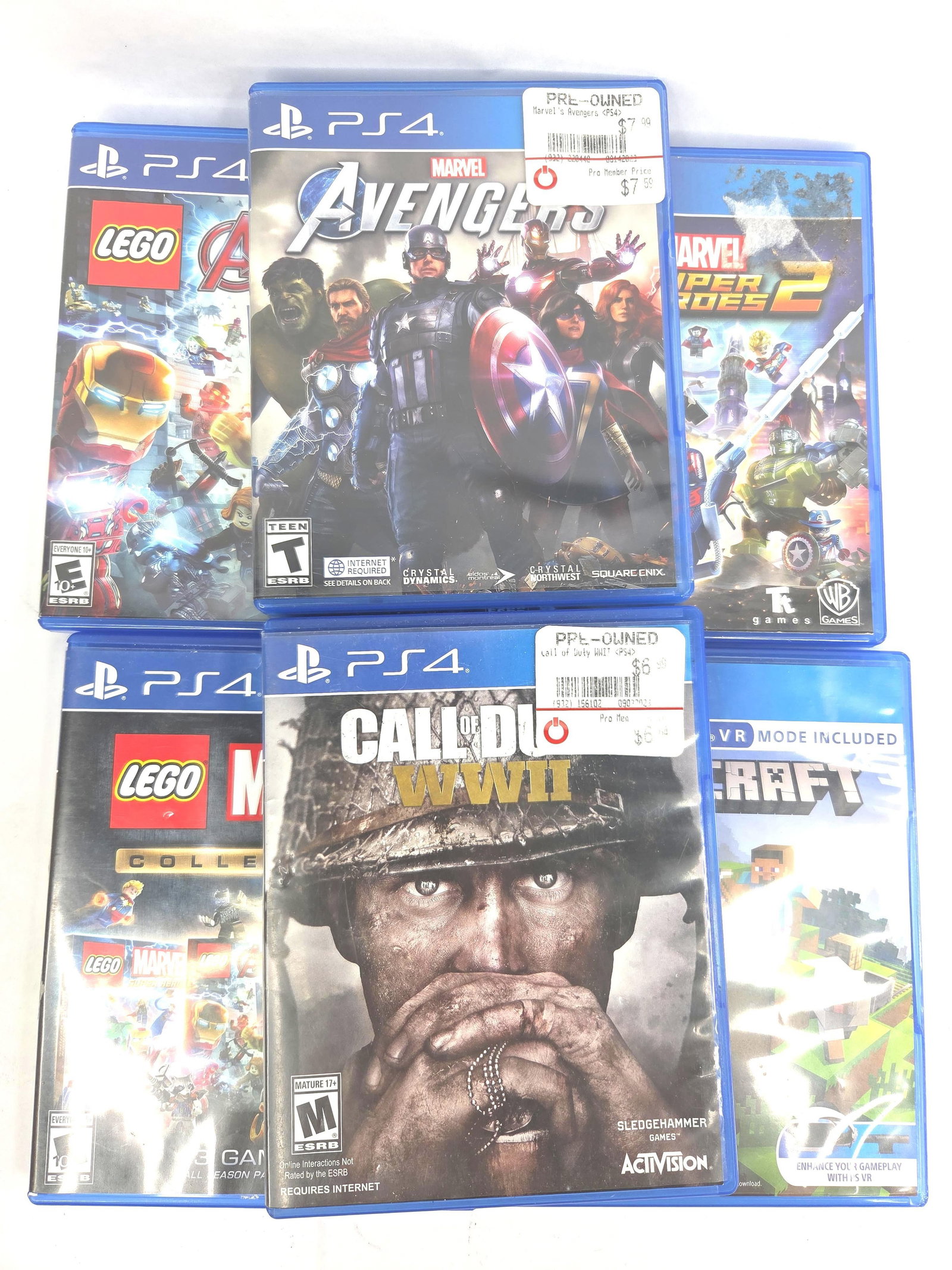 Sony PlayStation 4 Games: Marvel & LEGO (1 of 2)