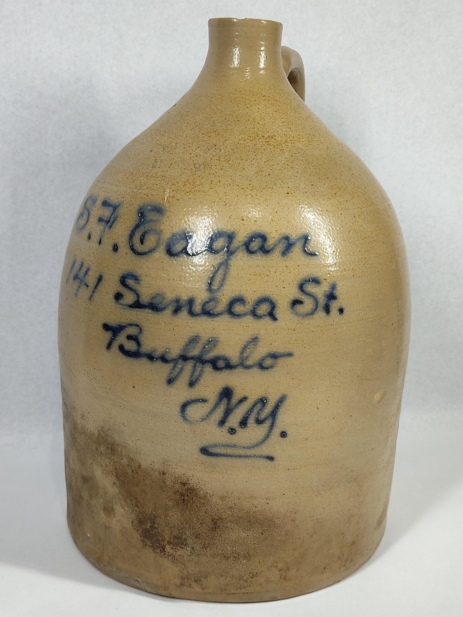 Lyons NY S.F. Eagan Advertising Jug