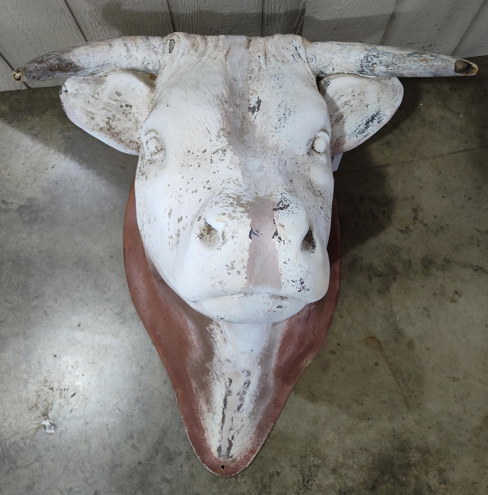 Late 20th C. Molded Composite Bull Head (1 of 5)