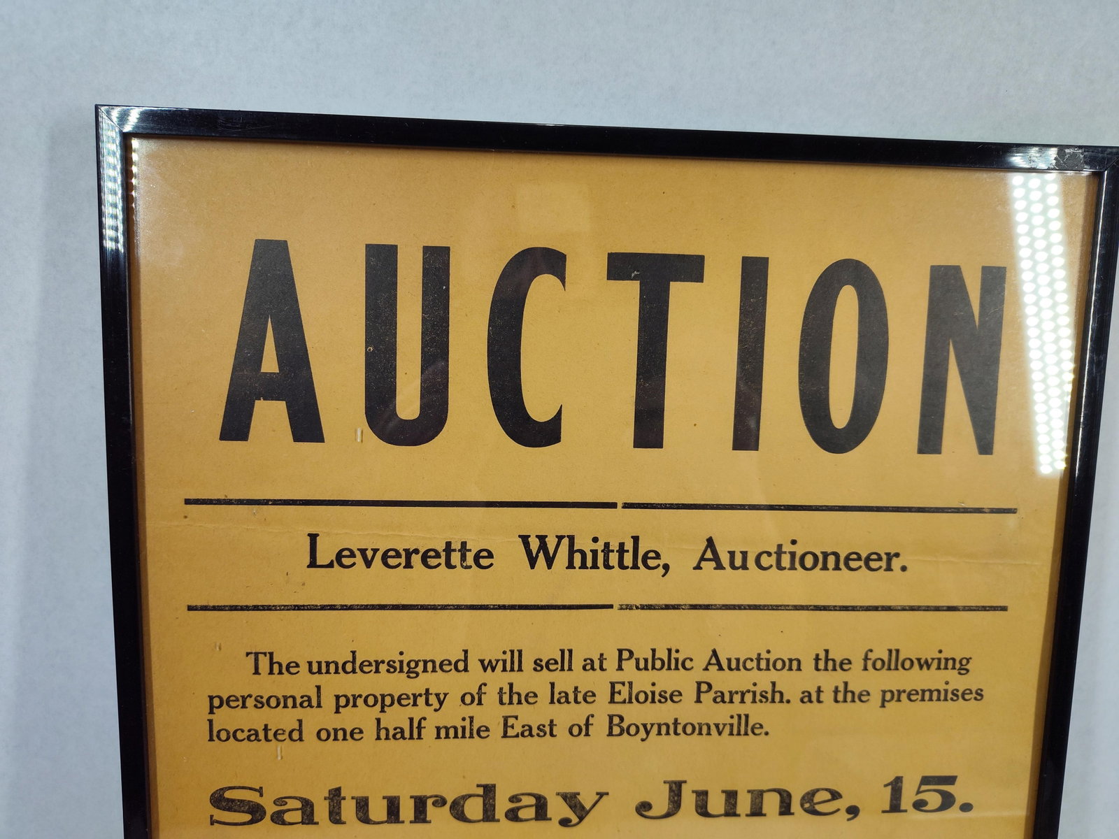 Leverette Whittle Parrish Broadside - 2