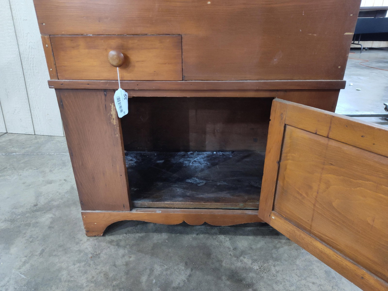 American Primitive Pine Dry Sink - 5