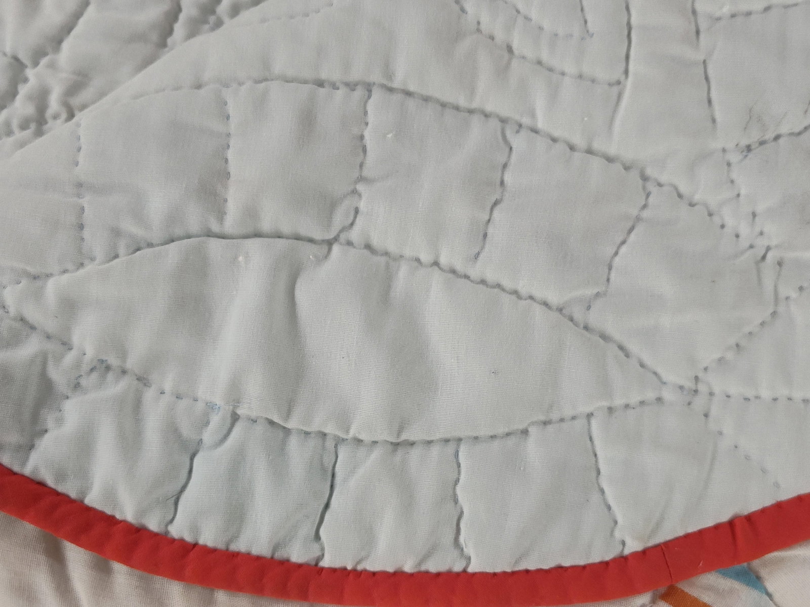 American Double Wedding Ring Quilt - 7