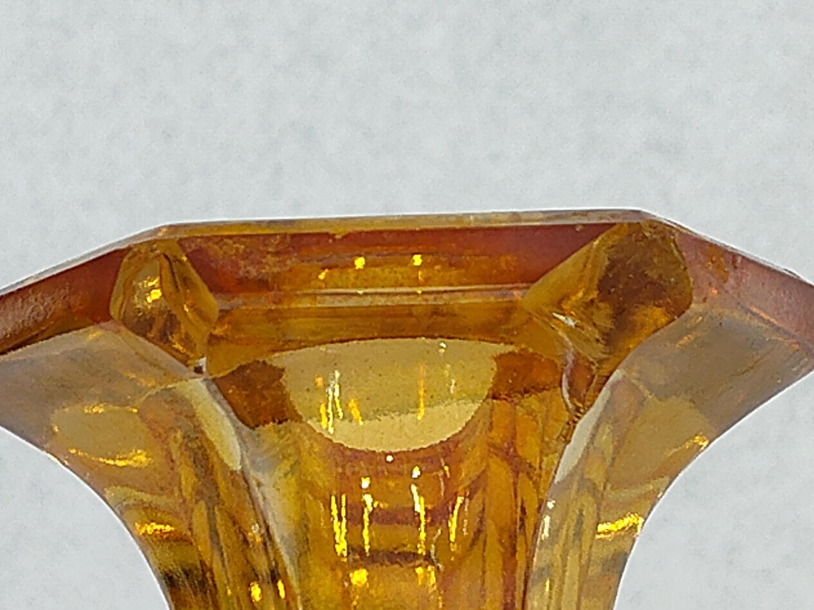 Pair Marigold Carnival Candlesticks - 7