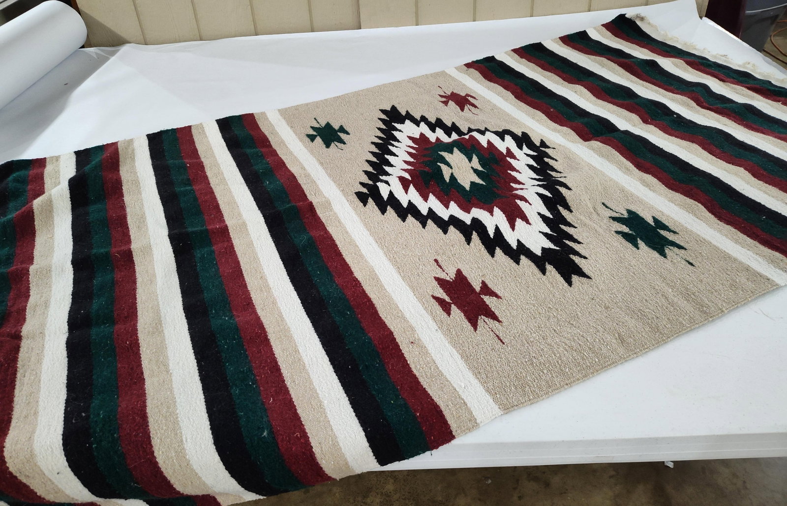 Southwestern Wool Flat-Weave Runner - 2