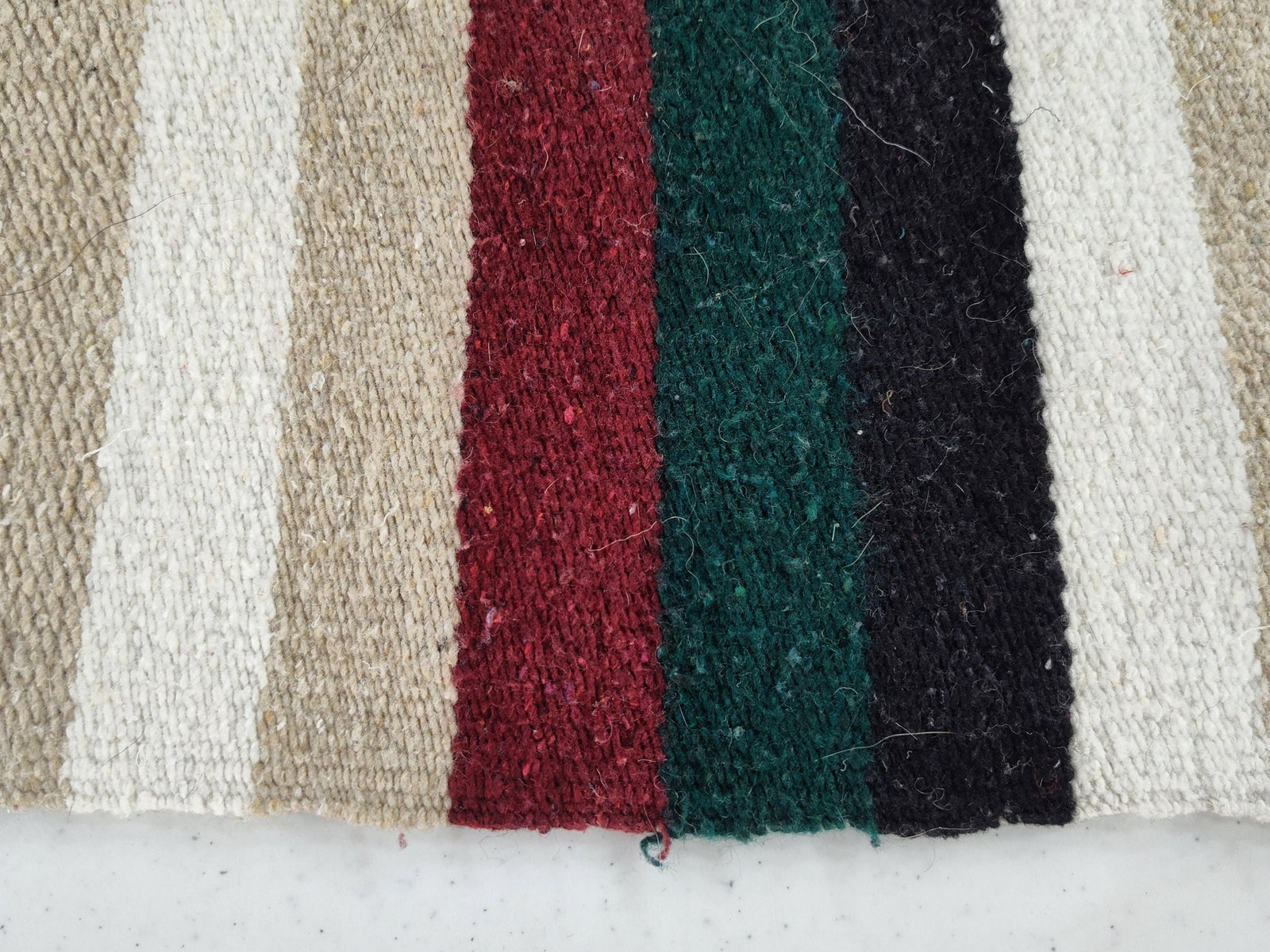 Southwestern Wool Flat-Weave Runner - 4