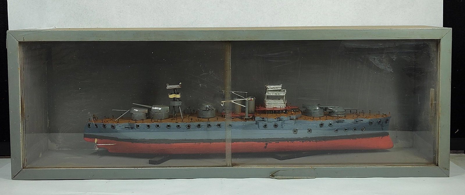Scratch-Built Folk Art Battleship Model - 6