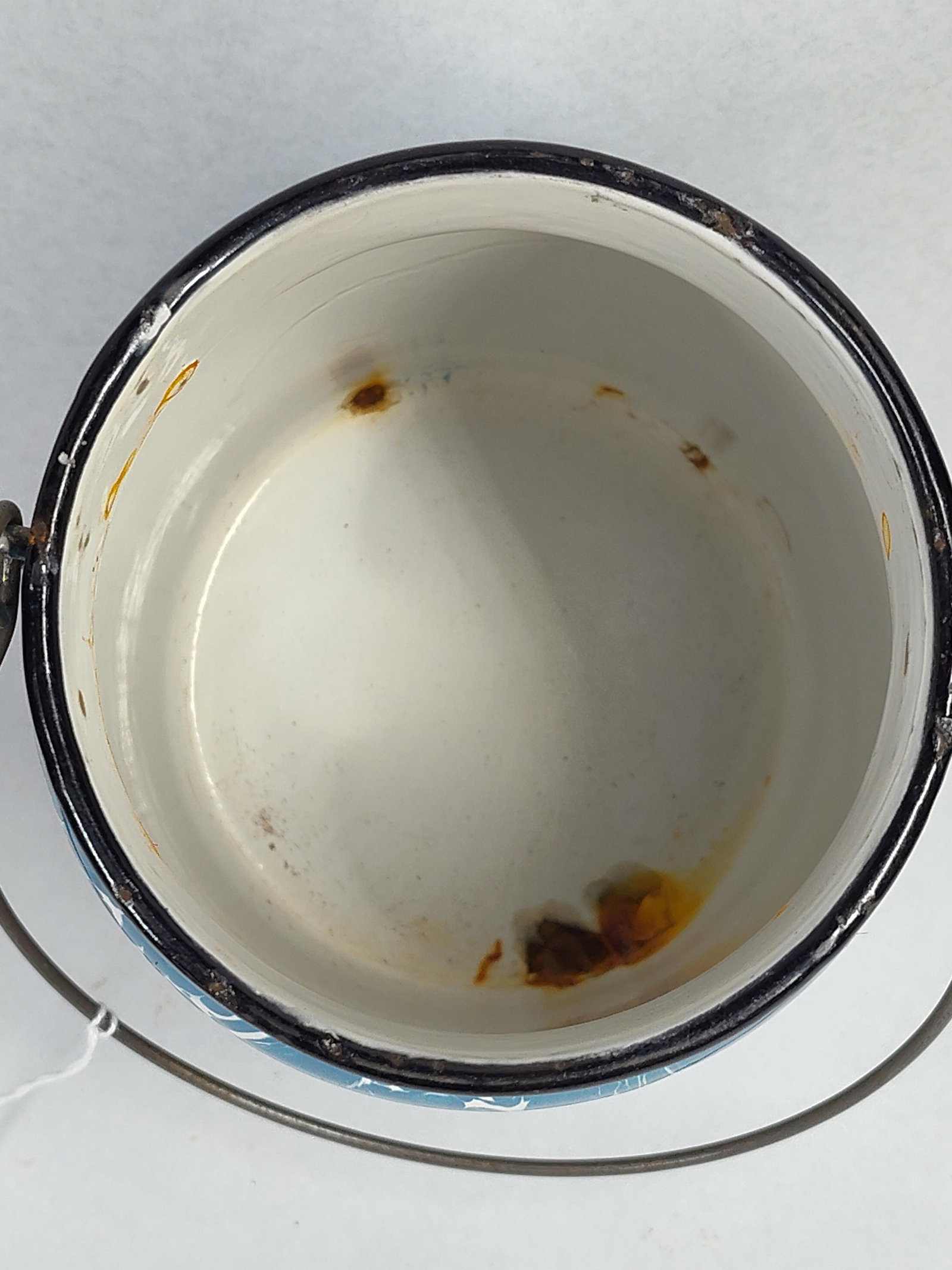Trio Blue Mottled Agate Enamelware - 6