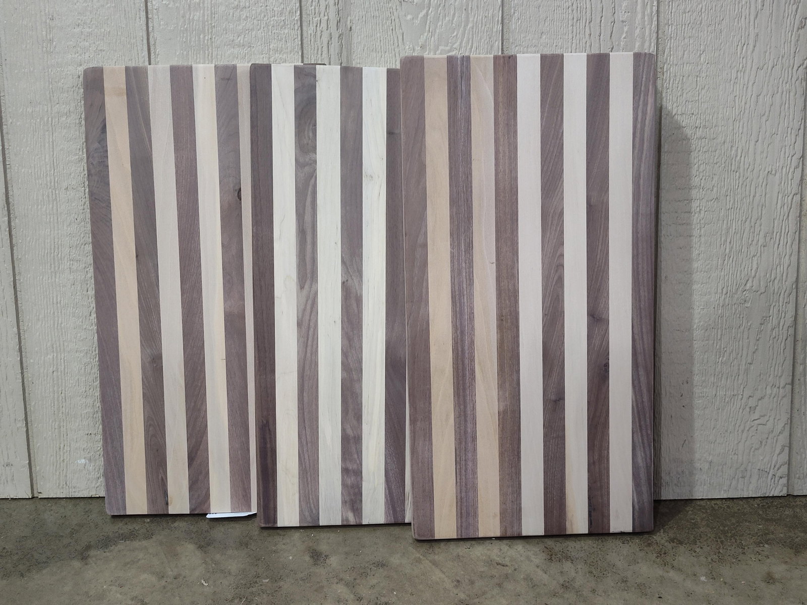Trio Maple & Walnut Edge-Grain Boards - 2