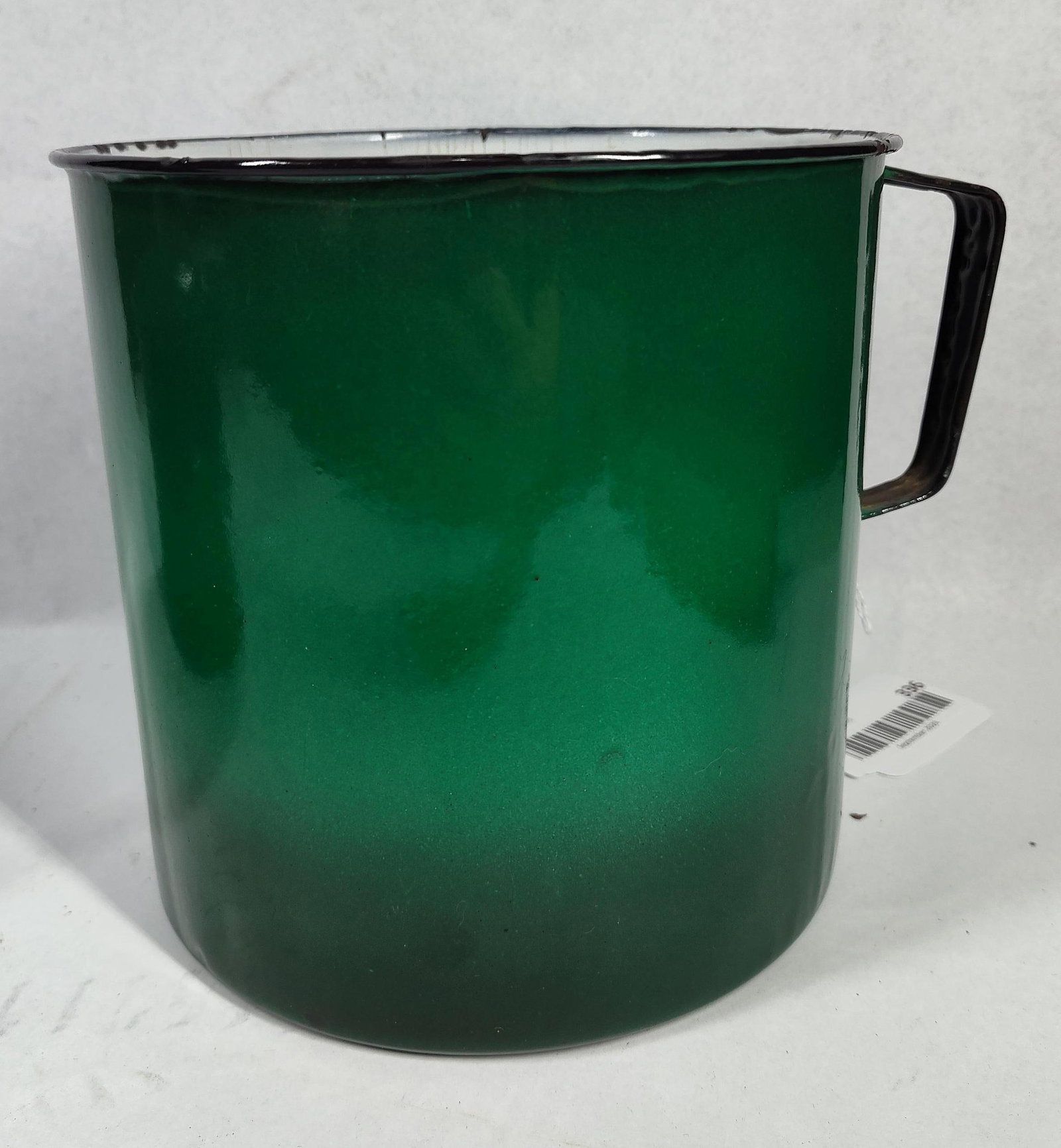 Pair Shamrock Ware Green Enamelware - 4